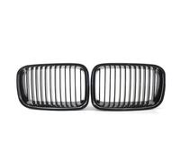 Para BMW E36 1994 1995 1996 318i 323i 325i 320i 328i Rejilla Delantera De Repuesto ABS Negra Rejilla Riñón Frontal Doble(Gloss Black)