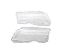 Para BMW E46 4 Puertas Serie 3 1998 1999 2000 2001 1 Pieza/1 Par De Cubiertas De Lentes De Lámpara Para Faros De Coche Cubierta Lente Faro(1 Pair)