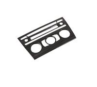 Para BMW E84 X1 2010-2015. Car Center Console Aire Acondicionado Volumen Marco Pegatinas Accesorios Car Goods(Black wood grain)