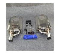 Para BMW E90 E46 Silenciador Escape Acero Inoxidable 304 Interruptor Control Remoto Eléctrico Tubo Profundo + Doble Cola Tubo Extremo Escape(Pneumatic 51)