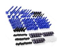 para BMW F650GS 2008-2012 Clips De Sujeción para Carrocería Tornillos Kit Pernos Tuercas Carenado Motocicleta Pernos Cuerpo Carenado(Blue)