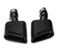 Para BMW G30 G31 520i 530i 528i Serie 5 Punta Silenciador Boquilla Sistema Escape Tubo Cuadrado Embellecedor Cubierta Acero 304 Tubo Extremo Escape