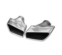 para BMW G30 G31 G32 2017+ para MSport Design F10 F11 2011 2012 2013 2014 Punta de Escape de Escape para Coche (Plata B)