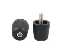 para BMW G310GS G310R F800R Extremos del Manillar Puños del Manillar Tapones de Extremo Tapa Deslizante Contrapeso Tapones del Manillar de Motocicleta (Negro)