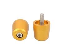 para BMW G310GS G310R F800R Extremos del Manillar Puños del Manillar Tapones de Extremo Tapa Deslizante Contrapeso Tapones del Manillar de Motocicleta (Amarillo)