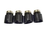 para BMW G80 G82 G83 G87 M2 M3 M4 2020+ Mejora del Sistema de Escape Punta de silenciador de Fibra de Carbono Negra Tubos de Extremo de Culata de Escape (Fibra de Carbono B)