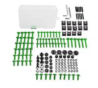 para BMW K1100RS K1200GT K1200LT K1200R para Sport Tornillos Carrocería Carenado Motocicleta Kit Tuercas Clips Fijación Tornillo Pernos Cuerpo Carenado(Green)