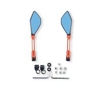 para BMW K1300 K1200 F800 F650 G650 HP2 Accesorios De Motocicleta CNC Espejos Retrovisores Aluminio Vidrio Azul