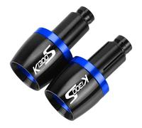 para BMW K1300S Puños de Manillar de Motocicleta Tapa de Extremos de Manillar Tapones de contrapeso Deslizante Puños de Motocicleta Tapas de Extremo Verde (Azul)