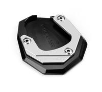 Para BMW K1600B K1600GT 2017-2023 (no Apto Para 2011-2016) CNC Motocicleta Soporte Extensión Pie Lateral Ampliar Almohadilla(Silver 2)