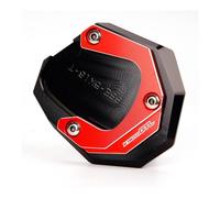 Para BMW K1600B K1600GT 2017-2023 (no Apto Para 2011-2016) CNC Motocicleta Soporte Extensión Pie Lateral Ampliar Almohadilla(Red)