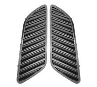 Para BMW Para E90 Para E91 Para E92 Para F30 Para E46 DTM Estilo Coche Parrilla Delantera Cubierta Capó Cubierta Ventilación Salida Aire Efecto Fibra(Glossy Black)