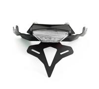 para BMW para F900R 2020-UP Motocicleta Trasera Corta Stock Soporte para Matrícula De Contrapunto Luz LED Integrada Matrícula Motocicleta(Transparent)