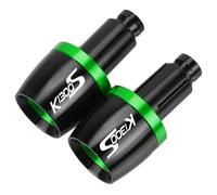 para BMW para K1300S Puños de Manillar de Motocicleta Tapa de Extremos de Manillar Tapones de contrapeso Deslizante Puños de Motocicleta Tapa de Extremo Tapas Verde (Verde)