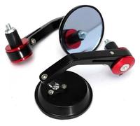 Para BMW Para R Nine T R1200GS S1000RR F800R S1000XR R1250GS F650GS G310R 22 Mm Motocicleta Manillar Espejo Retrovisor Espejos Laterales retrovisor plegable moto(Red)