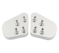 Para BMW Para R1100RT Para R1150RT Para R1200RT Para R1150R 1994-2013 Kits Abrazara Montaje Para Manillar Motocicleta Color Plateado Barra Manillar Elevador