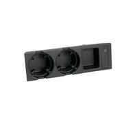 Para BMW Para Serie 3 E46 1998-2005 51168248504 Consola Central Interior Automóvil Caja Almacenamiento Duradera Trampa Monedas Portavasos(Black)