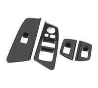 Para BMW Para Serie 5 G30 2017-2018 Marco Interior La Consola 4 Piezas Cubierta Del Botón Panel Elevalunas Interruptor Ventana Eléctrica