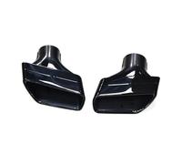 Para BMW Para Serie 5 G30 G31 525i 530i 540i 2019-2023 Actualización Del Tubo De Escape Coche Boquilla Punta Silenciador Boca Cuadrada Cola Escape Coche Tubo(Black A)
