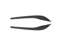 Para BMW Para Serie 7 G11 G12 2015 2016 2017 2018 2019 2020 2021 2022 Embellecedor Ceja Luz Trasera Delantera Exterior Fibra Carbono Suave Car Central Control Panel(Black Carbon fiber)