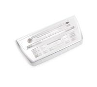 para BMW para X3 para E83 2006-2010 Interior Coche ABS Centro Coche CD Perilla De Aire Acondicionado Botón Embellecedor Marco Panel Pegatina Cubierta Consola Central Trim (Size : 1)