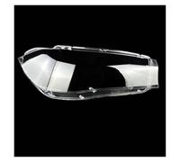 para BMW para X5 para X6 F15 F16 2014 2015 2016 2017 2018 Cubierta De Lente De Faro Lente De Cubierta Frontal De Coche Lentes Faro Coche Cubierta Lente Transparente(Left)