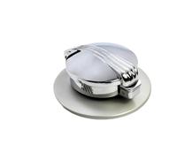 Para BMW R NINE T R9T Scrambler Urban G/S Racer Para Pure 2014-2020 Tapón De Depósito Gasolina Aluminio Estilo Monza Classic TapTapón De Depósito Moto(Silver and Silver)