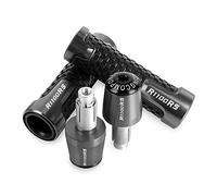 Para BMW R1100RS 1993 1994 1995 1996 1997 1998 2000 2001 Motocicleta Antideslizante Manillar Manillar Agarre Extremo Tapa Empuñaduras(Grey)