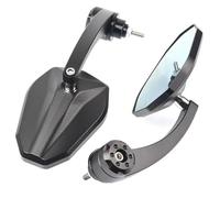 Para BMW R1200GS S1000RR F800R S1000XR R1250GS Para Adventure F650GS G310R Motocicleta Ajustable Espejo Lateral Espejos retrovisor plegable moto(Black 1)