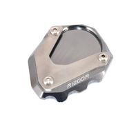 Para BMW R1200R 2006-2014 Motocicleta CNC Soporte Pie Extensión Caballete Placa Ampliar(Titanium)