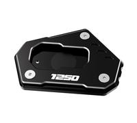 Para BMW R1250GS Para Adventure Para Rallye Para Motocicleta HP Soporte Lateral Placa De Extensión Ampliadora CNC(Black 1)