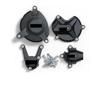 para BMW S1000RR S1000R HP4 2009-2016 Cubierta Motor Motocicleta Protección Embrague Caja Cambios Carenado Anticolisión Protectores del Cilindro Maestro(One Set 4)
