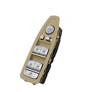 Para BMW Serie 1 3 4 F20 F30 F31 F34 F35 F36 Botón de interruptor regulador elevalunas puerta interior con conjunto moldura cubierta(Beige A Drive Door)