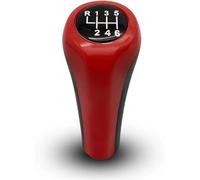 Para BMW Serie 1 3 5 6 para X1 X3 X5 M Mango Perilla de cambio marchas Cabeza(6 Speed Red)