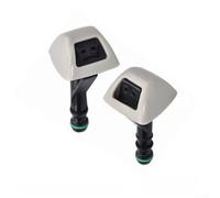 Para BMW Serie 1 E87 2003-2007 Boquilla de arandela de faros delanteros pieza de repuesto 61677117849 61677117850 compatible con lado izquierdo y derecho