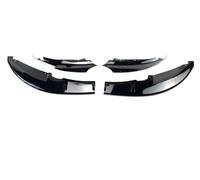 Para BMW Serie 1 Para E82 2007-2013 Alerones Laterales, Accesorios Kit Carrocería Divisor Alerón Difusor Labio Parachoques Delantero(Glossy Black)