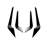 Para BMW Serie 2 Para M2 F87 2016-2021 Coche Parachoques Delantero Ventilación Aire Lateral Decoración Spoiler Pegatinas Marco Cubierta Exteriores(Gloss Black)