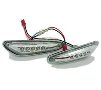 Para BMW Serie 3 E90 E91 Serie 5 E60 E61 Intermitentes Laterales LED Cromados