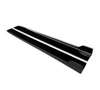 para BMW Serie 3 G20 G28 330i 320i 325i 2019-2023 Extensión De Faldón Lateral Divisor Aleta Lateral Parachoques Labio ABS Faldones Laterales(Gloss Black)