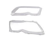 Para BMW Serie 3 Para E46 318i 320i 325i 4 Puertas Sedán 2002-2005 1 Par De Cubiertas De Lentes De Luz De Faro De Coche Cubierta De Lámpara De Faro