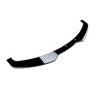 Para BMW Serie 3 Para F30 Para F35 318 320 328 335 2013-2019 Kit Carrocería Canard Lip Para Coche Cubierta Parachoques Delantero Divisor Labio Spoiler(Glossy black)