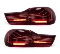 para BMW Serie 4 F32 F36 F82 M4 GTS 2014-2020, luz Trasera con Intermitentes dinámicos, luz de Marcha atrás, luz de Freno, luz antiniebla, Luces traseras para Remolque (Rojo, 4 Unidades)