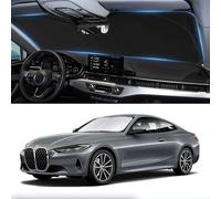 para BMW Serie 4 Protector Solar para Parabrisas 2021-2024 2025 Serie 4 de 2 Puertas Coupé Convertible Visor Solar para M4, 428i 430i 435i 440i Base Sport Accesorios para Parabrisas del Asiento del