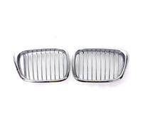 Para BMW Serie 5 E39 525 528 Sedan 1995 1996 1997 1998 1999 2000 2001 2002 2003 Par De Parachoques Delantero Cromados Rejilla De Radiador
