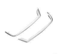 Para BMW Serie 5 F10 A-Pillar Tweeter Altavoz Gap Strip Trim, Plata ABS Plástico Interior Decoración Accesorios, 2014 a 2016 Modelo Año Compatible, 2 Piezas Set