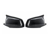 Para Bmw Serie 5 F10/F11/F18 2011-2013 Cubiertas Espejo Retrovisor Tapa Negro Brillante/aspecto Carbono Ala Lateral(Carbon Fiber)
