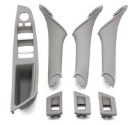 Para BMW Serie 5 F10 F11 F18 520i 523i 525i 528i 535i Juego 7 Tiradores Plástico Para Reposabrazos Coche Interruptor Ventana LHD Moka Manija De Puerta Interior Botones Ventanas Coche(Lhd Gray 7pcs)