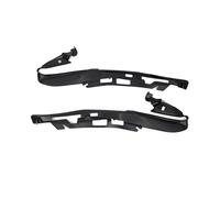 Para BMW Serie 5 F10 F18 520 523 525 535 530 2010 2011 2012-2017 Par De Cubiertas Transparentes Para Faros Delanteros De Coche Cubierta de cristal de faro(Black)