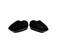 Para BMW Serie 5 I5 G60 2 Piezas Alerón Lateral Retrovisor Estilo Coche Modificado Tapas Cubierta Espejo Con Patrón Fibra Carbono Negro Brillante Accesorios Exteriores Para Automóviles(Gloss black)