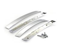 Para BMW Serie 5 M5 E60 E61 2004 2005 2006 Embellecedor Para Manija Puerta Delantera Trasera Coche Izquierda Derecha 51416959333 Tirador De Puertas De Interior(Chrome-4pcs)